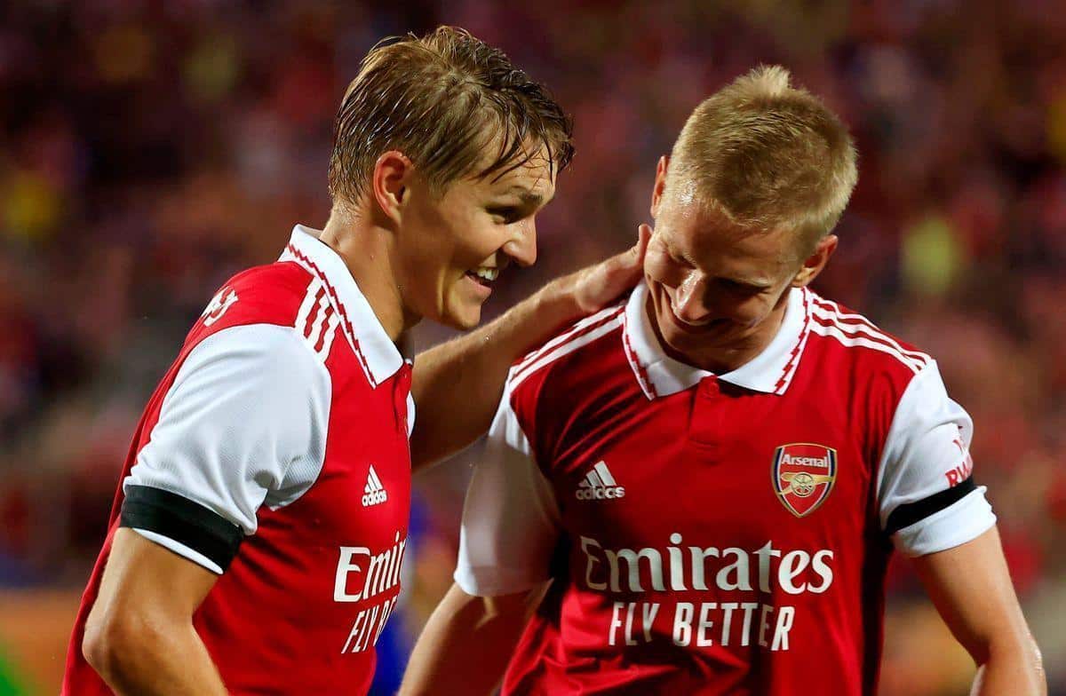 Martin Edehor and Oleksandr Zinchenko / photo twitter.com/Arsenal